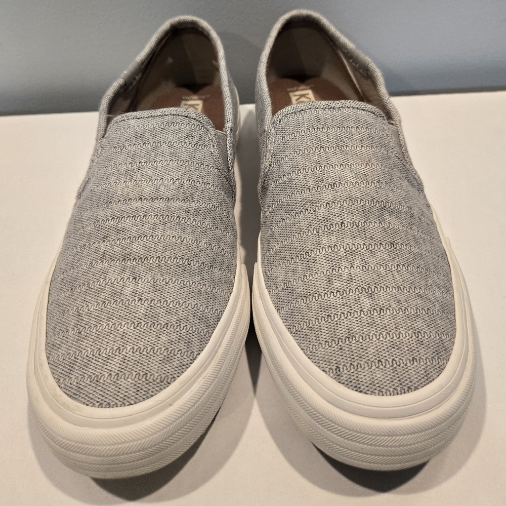Keds Women's Light Gray Slip-On Loafers Size 7.5
